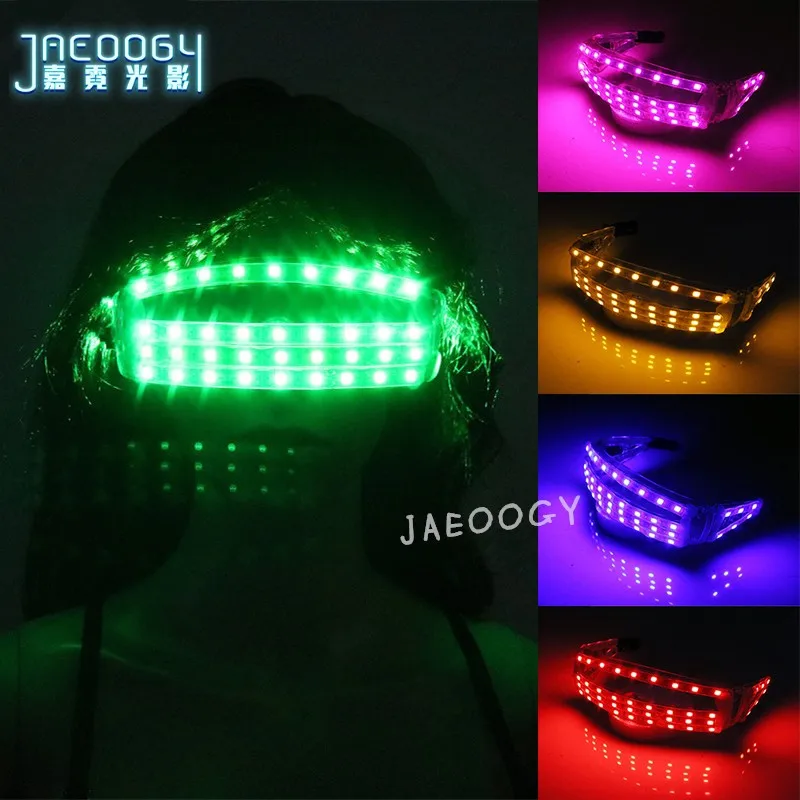 Christmas LED Glasses, Stage Props, Growing Light, Performance Stage Costume Clothes, New Fashion