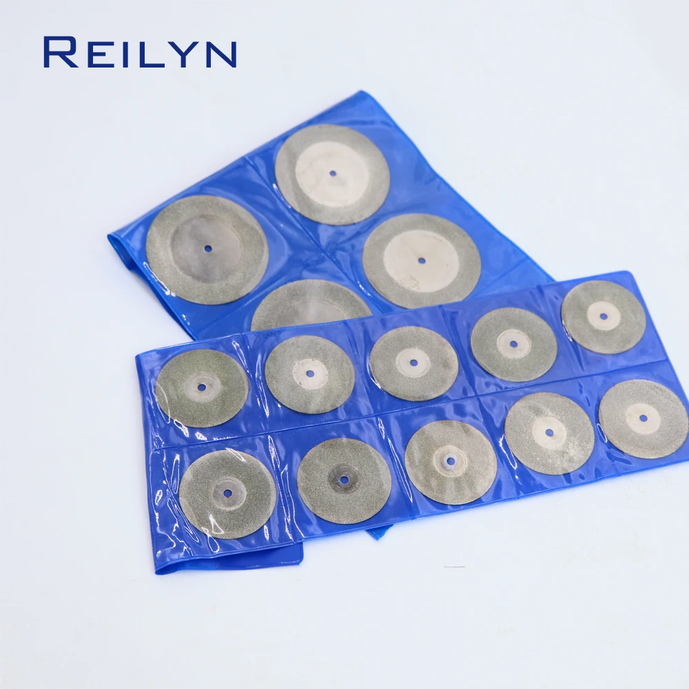 10pcs/pack Diamond Saw Blades shank 3mm 20/25/30/35/40/50mm Saw Bits  small Diamond cutting blades