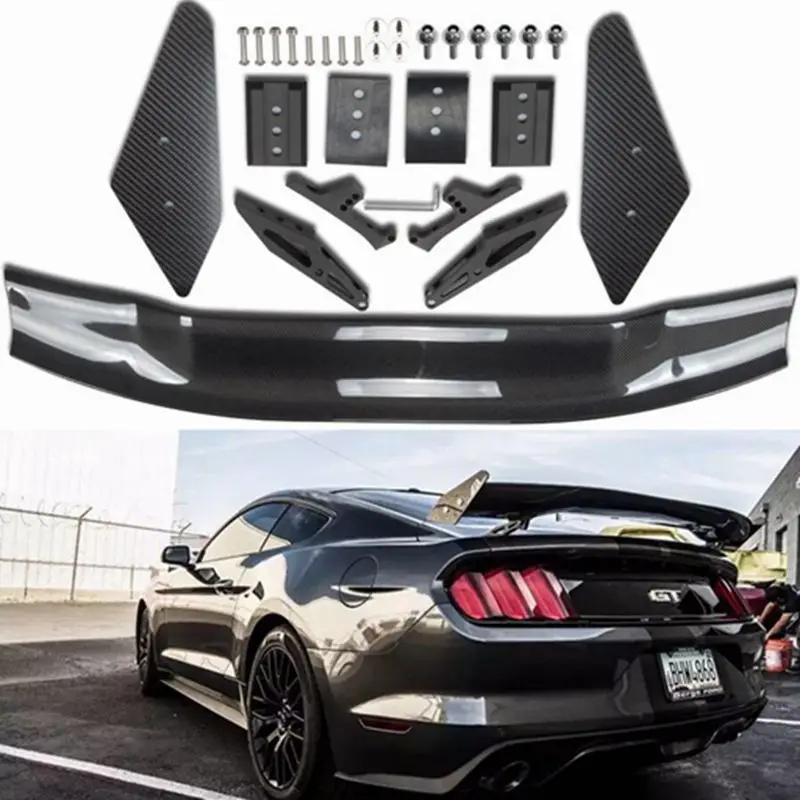 APR style High quality carbon fiber rear wing torso lip spoiler for Ford Mustang 2015 2016 2017