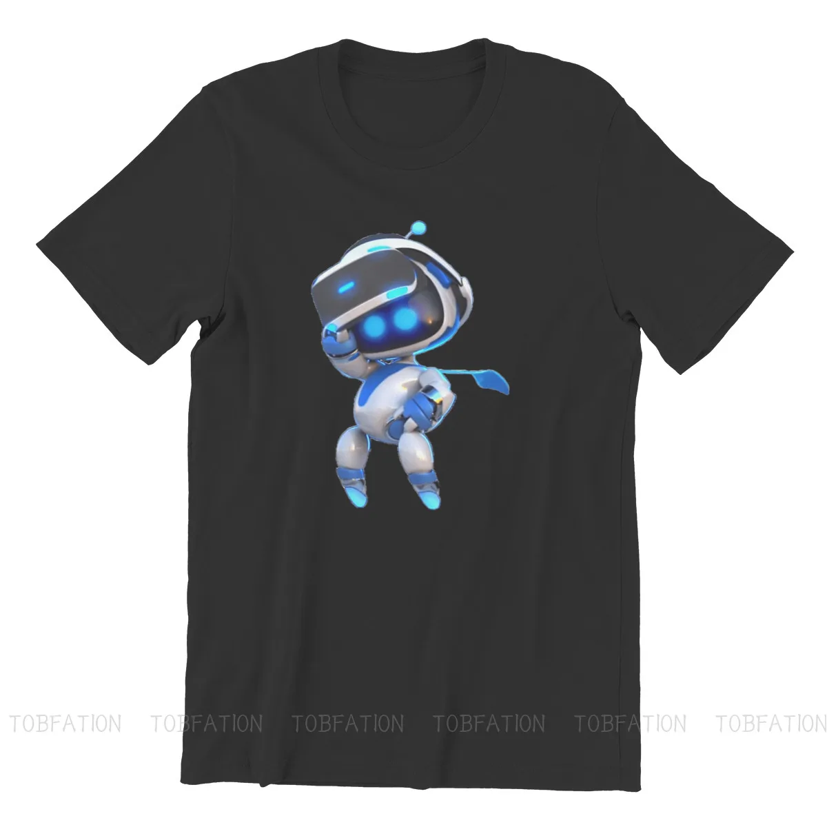 Astrobot Fashion TShirts Astro's Playroom Bot CPU Plaza Game Male Style Pure Cotton Tops T Shirt Round Neck Big Size