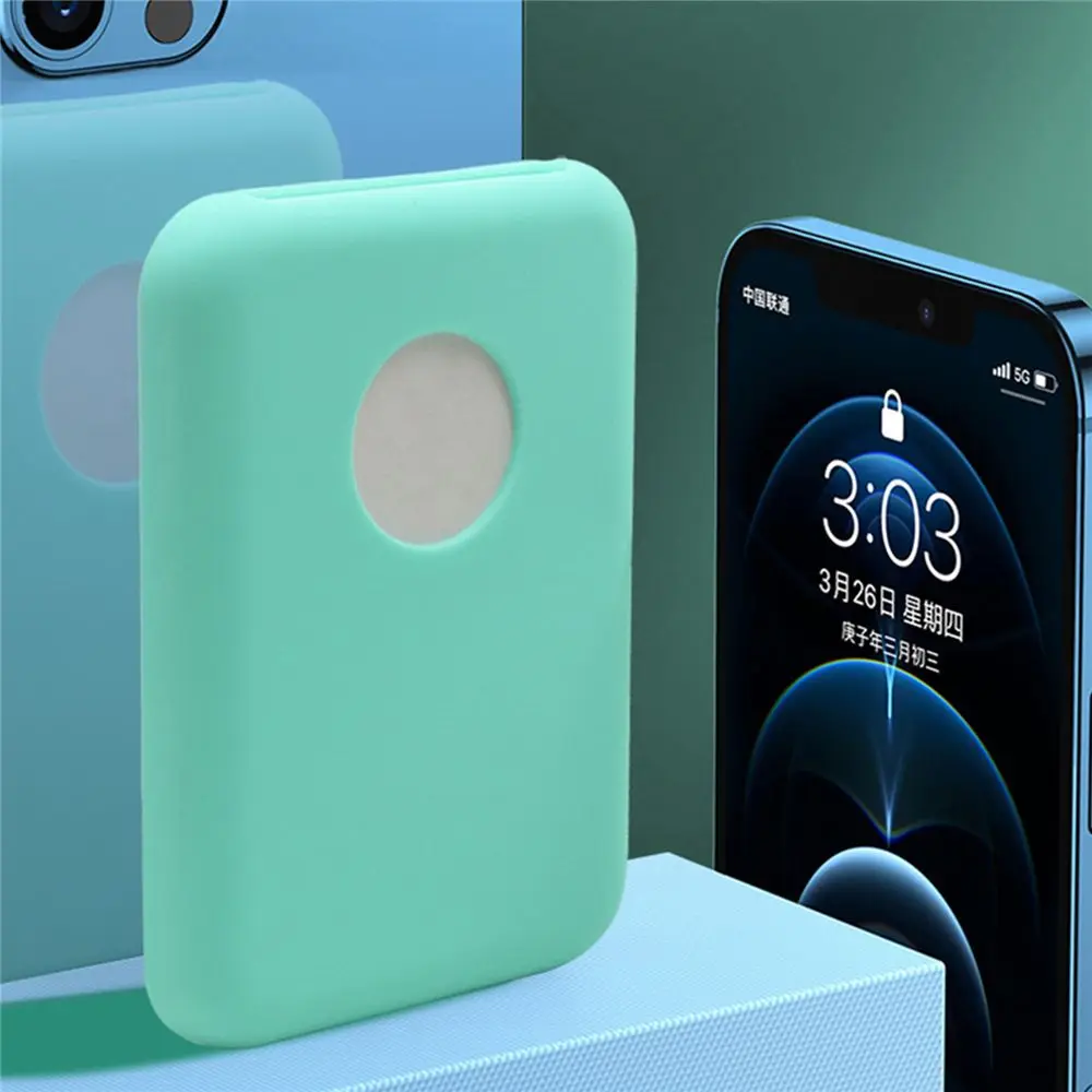 Soft Charger Ultra-Thin Pack Shell Case Cover Protective Silicone For iPhone 12 Magsafe Battery