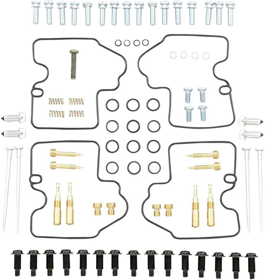 4 sets/lot Motorcycle Carburetor Repair Kit for Yamaha YZF R6 YZF-R6 600 1999-2002