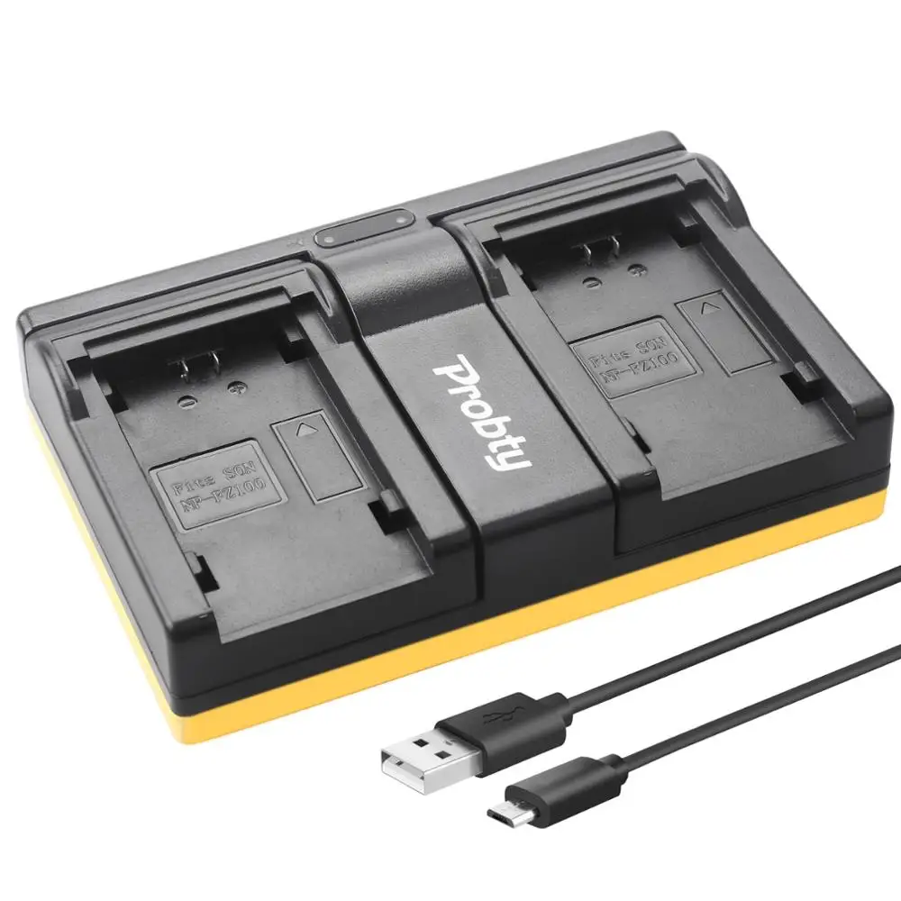2x NP-FZ100 NP FZ100 NPFZ100 batteria della macchina fotografica + Doppio Caricatore per Sony Alpha 9 A9 9R A9R 9S A9S A7RIII A7R3 7RM3 A7m3 BC-QZ1 ILCE-9