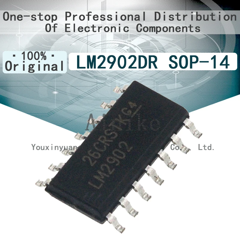 10/Pcs New Original LM2902 LM2902DR  SOP-14 Operational amplifier chip IC chip