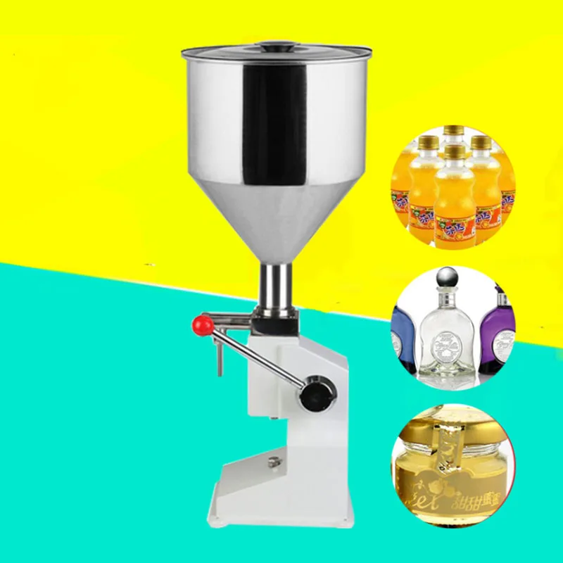 Small manual liquid filling machine Toothpaste cosmetic honey filling machine Paste filling machine quantitative