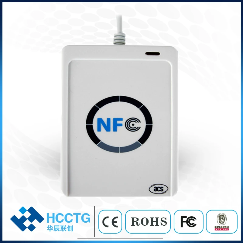 acs leitor de cartao inteligente sem contato gravador nfc com sdk acr122u a9 usb iso14443 tipo a e b 1356 mhz acr122u a9 01