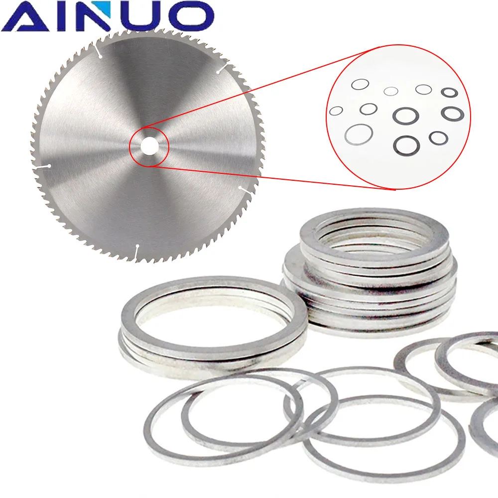 2Pcs 16mm-50mm Circular Saw Blade Cutting Ring Tct Carbide Cutting Disc Conversion Ring Woodworking Tools