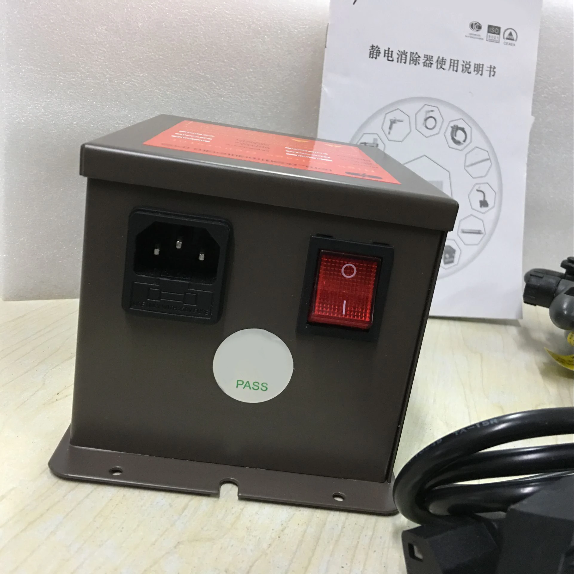 SL-004C 40-80PSI Ionizing Air Blower Static Eliminator ไฟฟ้าสถิต Precipitator ฝุ่นปืน AC 7.0KV แรงดันไฟฟ้าเครื่องกําเนิดไฟฟ้า