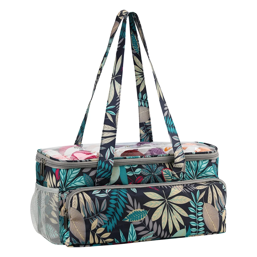 Oxford Cloth borse portaoggetti portatili multifunzione in filato di lana custodia per attrezzi da cucito borse da viaggio impermeabili per Organizer