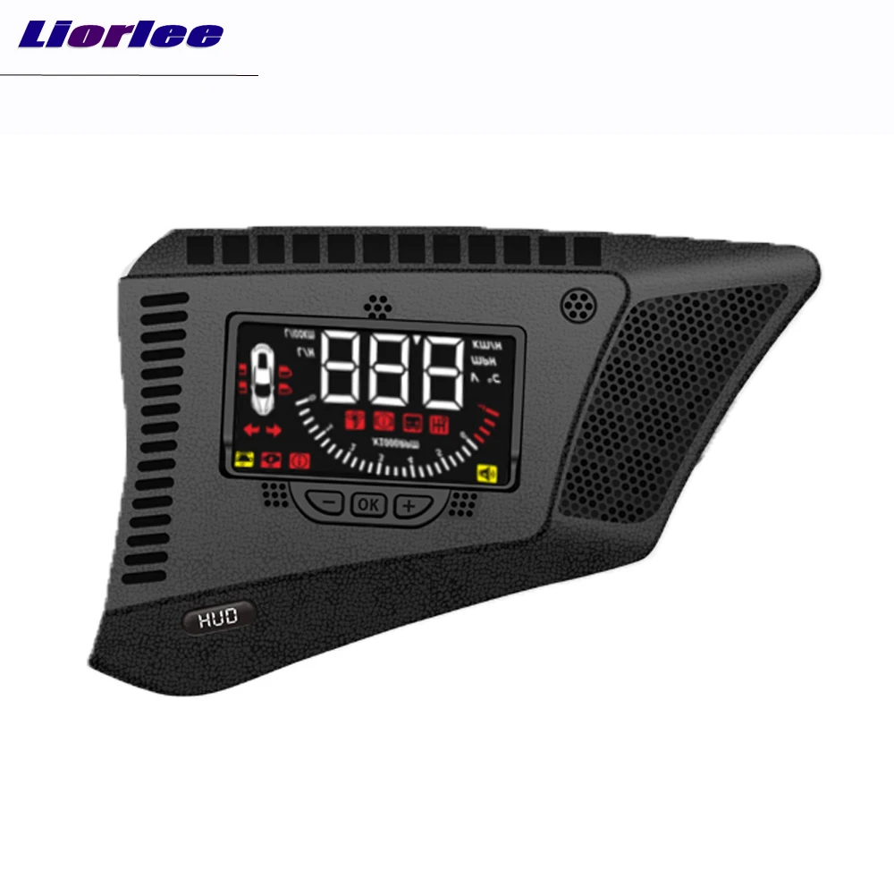 

For Volkswagen VW Lavida 2018-2023 Car Head Up Display LED HUD Windshield Projector Speed Meter Water Temp Voltage Alarm
