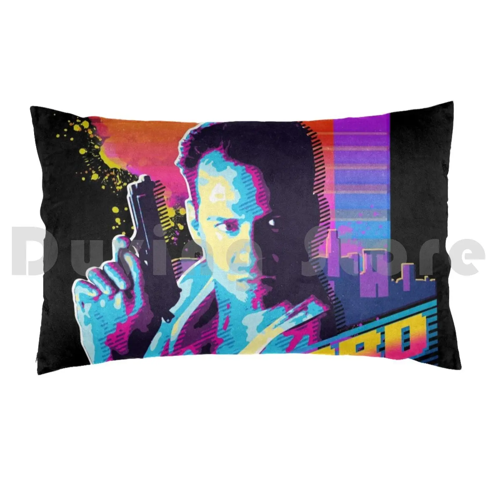 Live Softer Pillow Case Printed 35x50 Die Hard 80s 80s Action 80s Action Movie John Mcclane 90s Action Bruce