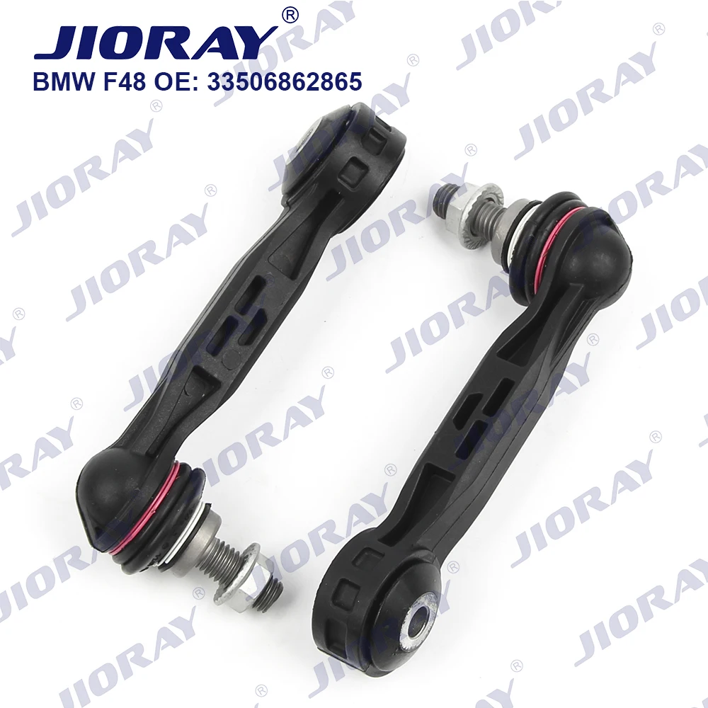 JIORAY Pair Rear Axle Sway Bar End Stabilizer Link Ball Joint For BMW X1 X2 1 2 Series F48 F49 F45 F46 F39 MINI Cooper F54 F60