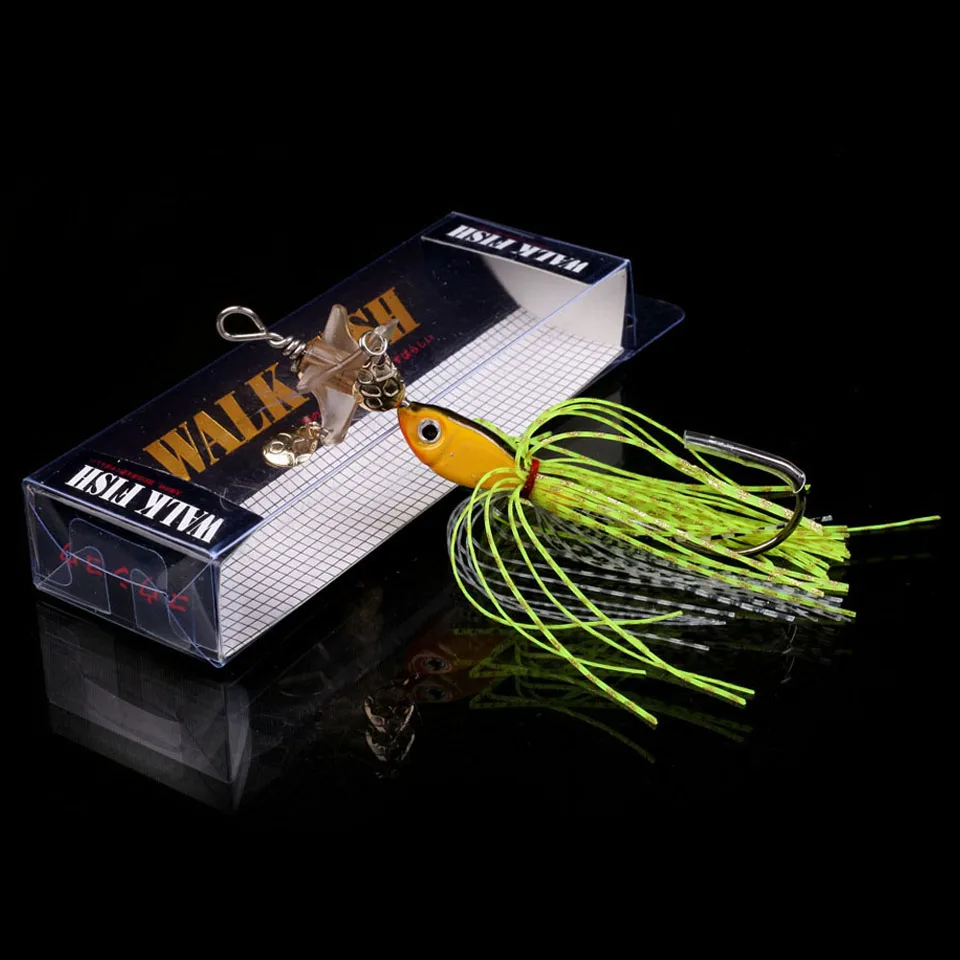 WALK FISH Hot Metal Hard Fishing Jig Head Wobbler Fishing Lu