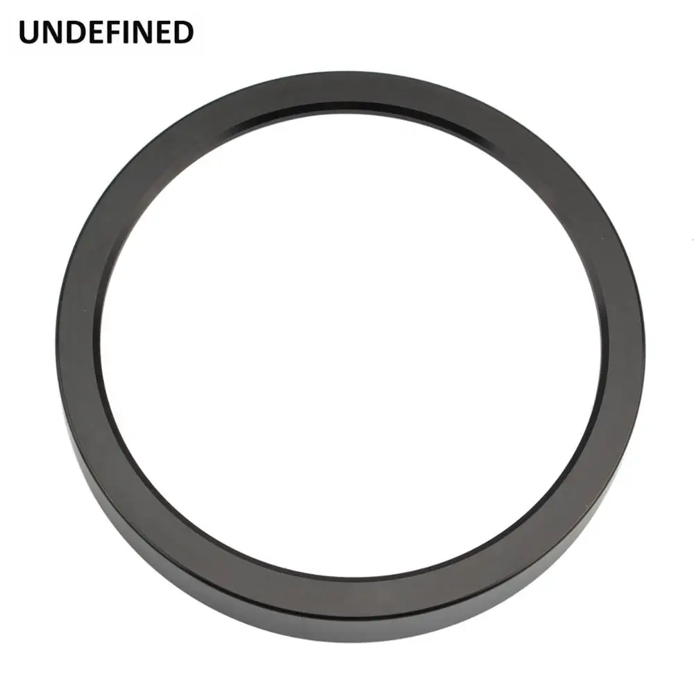 Motorcycle Speedometer Trim Bezel Trim Ring Aluminum For Harley Sportster 883 1200 Dyna Street Bob Low Rider Black/Chrome