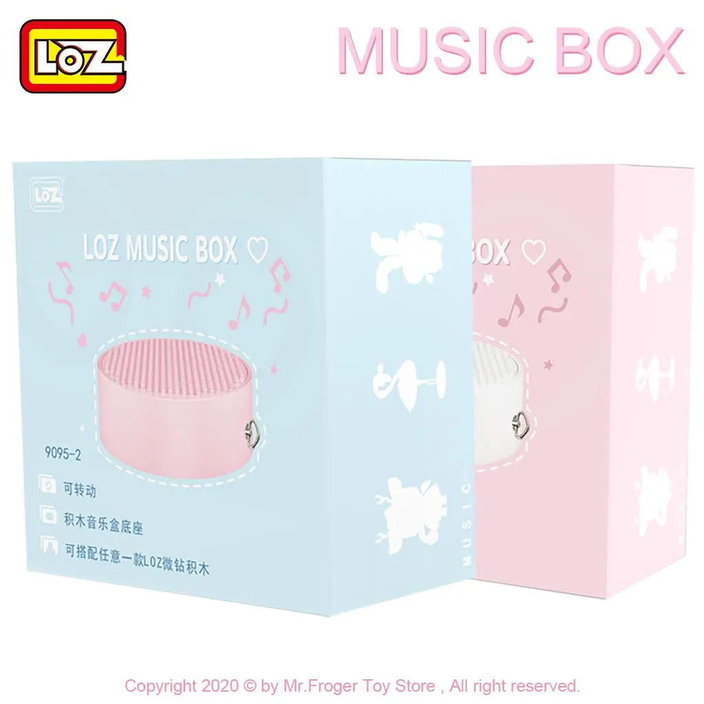 LOZ Diamond Blocks Music Box Sun Flower Mini Bricks Building Blocks Set Kids Assembly Pixels Gift Hobby Early Education Toys