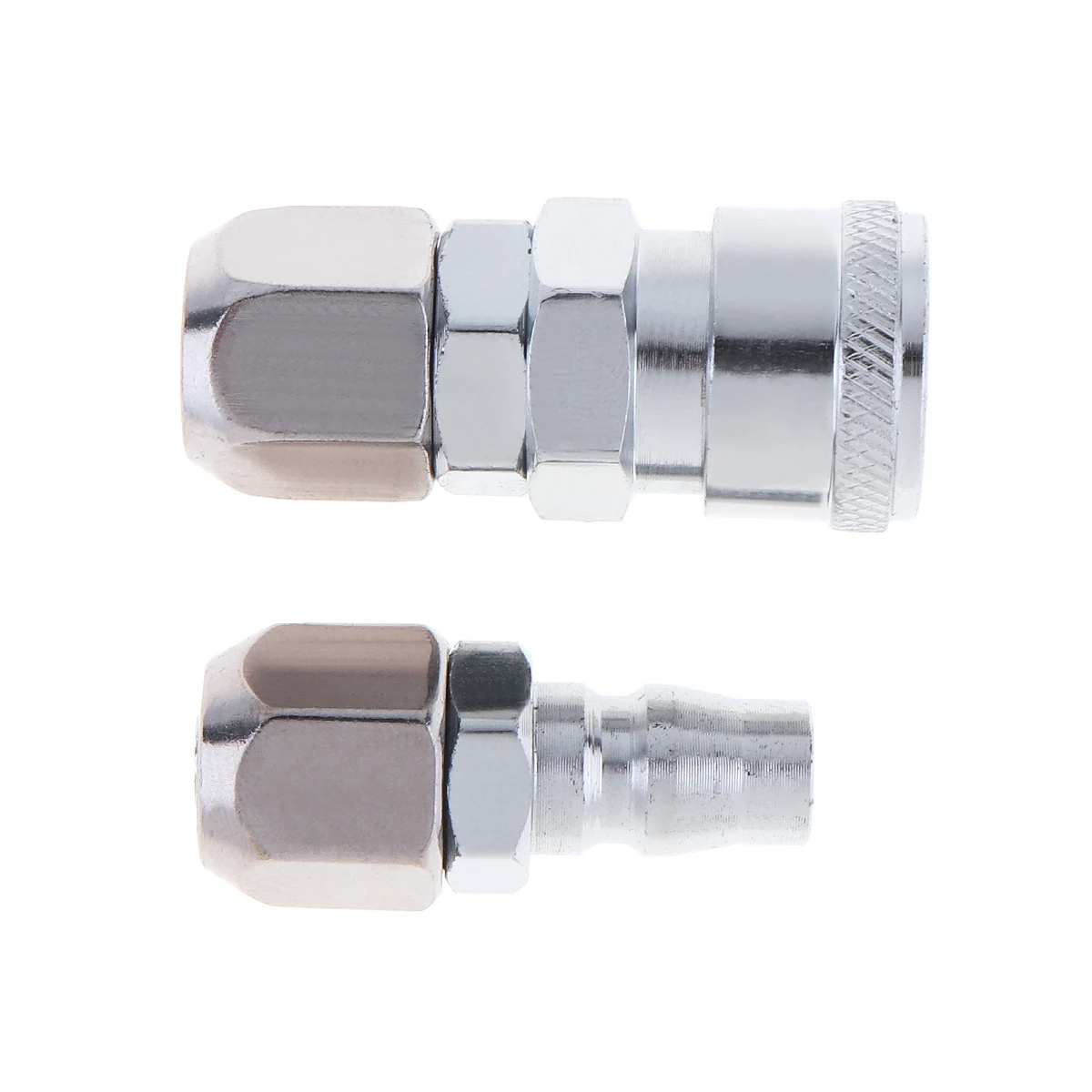 2pcs/set TL-S12 40SP+PP Pneumatic Fitting Quick High Pressure Connector Dual-interface and Telescopic Buckle for Air Compressor