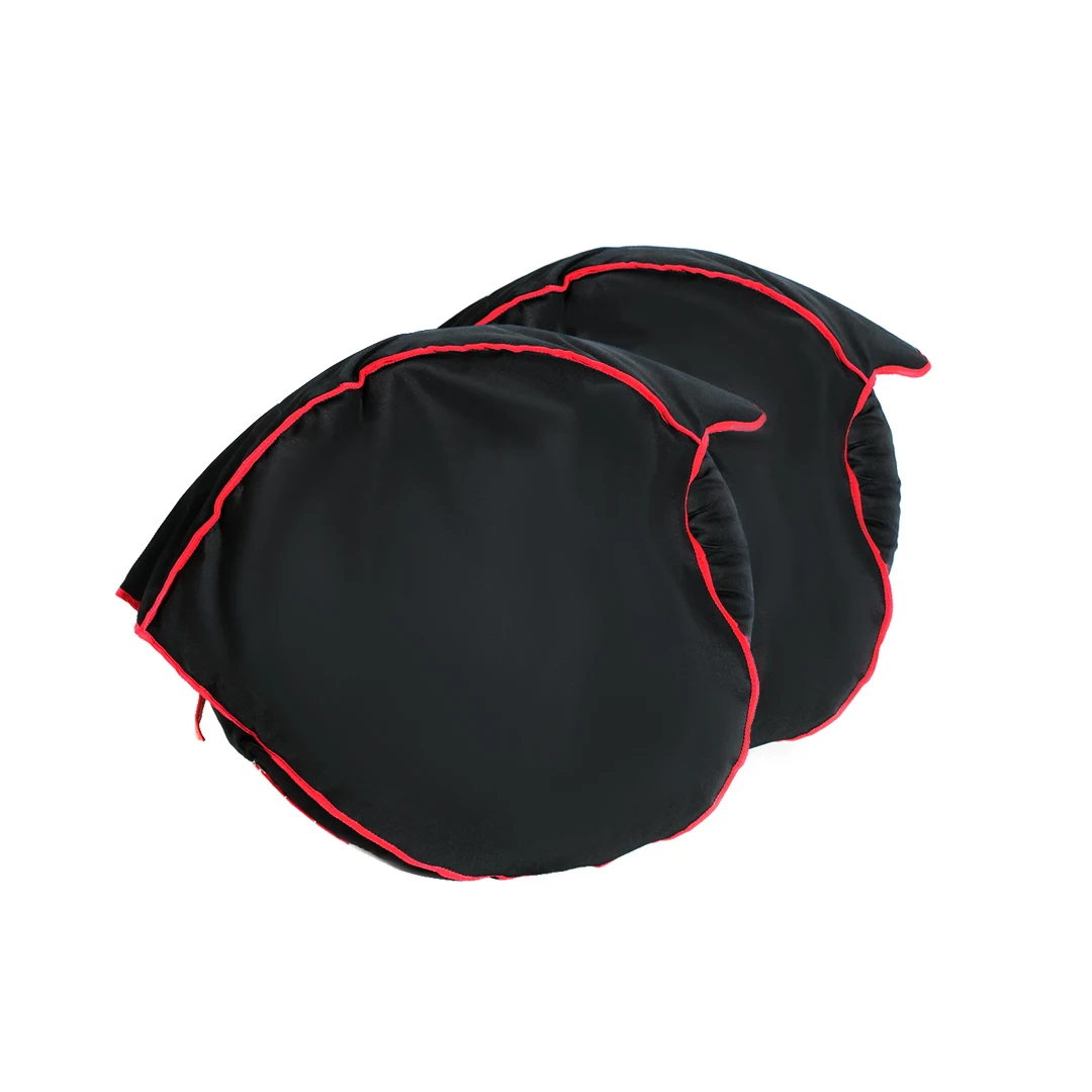 Nieuwe Dikker Band Warmer Fasten Verwarming Windstop Hoge Kwaliteit Motorcycle Tire Cover Windscherm Warm Houden Voor & Achter 17 inch Motor - afbeelding 2