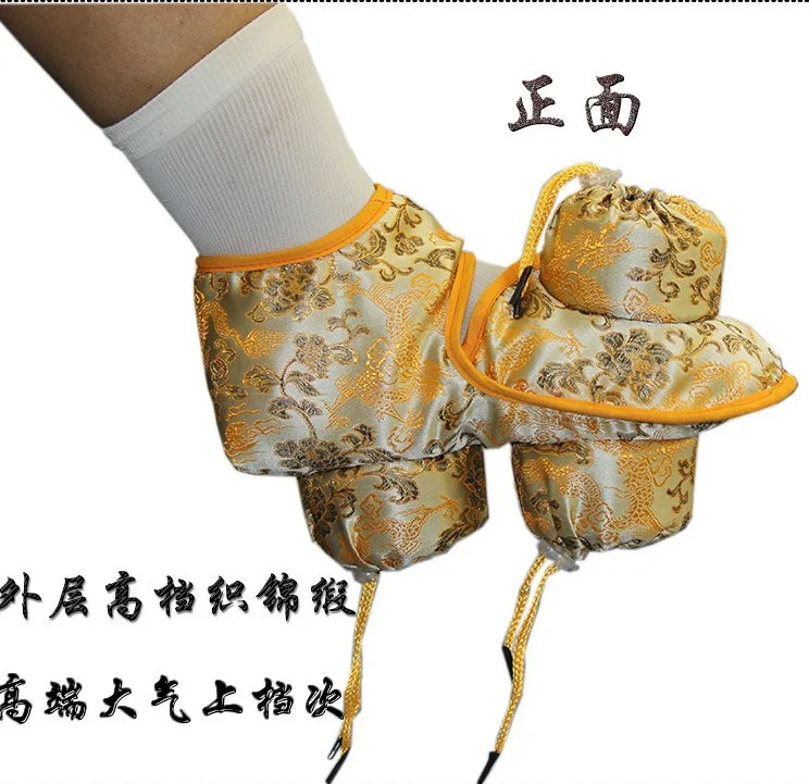 

moxibustion massage Foot Massager Moxibustion Care Tool Moxa Massageador Bag Copper Box Warming Massage Therapy For Neck Leg