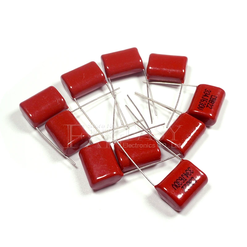 10PCS 630V334J  0.33UF Pitch 15MM 630V 334 330NF CBB Polypropylene film capacitor