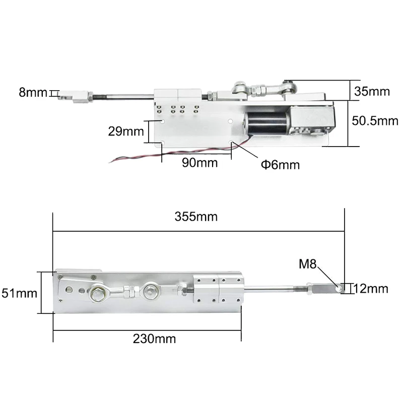 DC 12V 24V Electric Motor Set DIY Design Reciprocating Cycle Linear Actuator Set Eletric Actuador Lineal Motor Foe Sex Machine