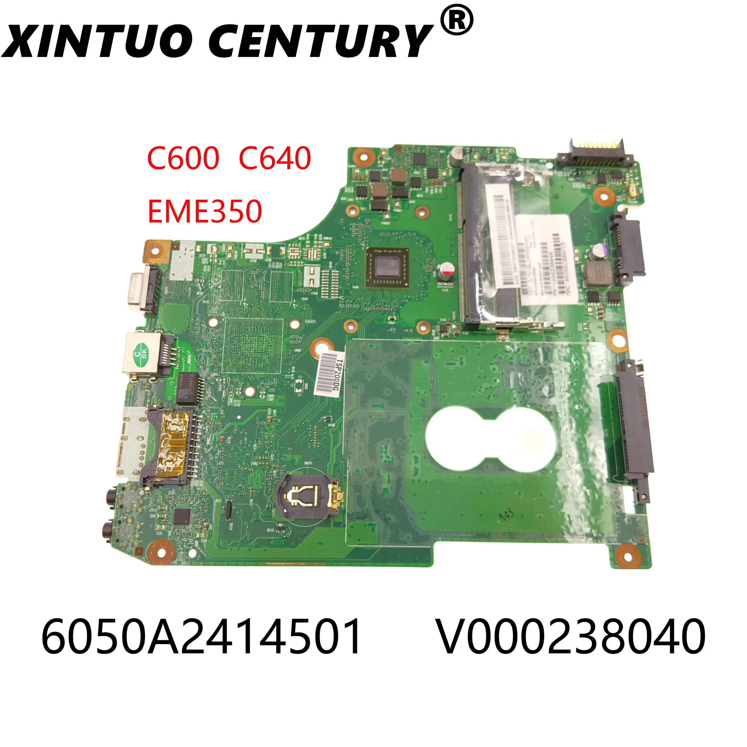 

V000238140 V000238040 V000238110 for Toshiba Satellite C600 C600D C645 C645D laptop motherboard 6050A2414501 CT10ABABG E350/E450