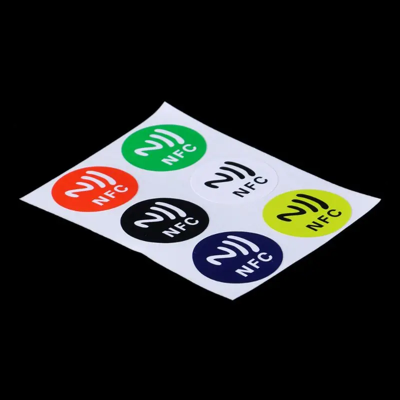 Waterproof PET Material NFC Stickers Smart Adhesive Ntag213 Tags For All Phones image 6
