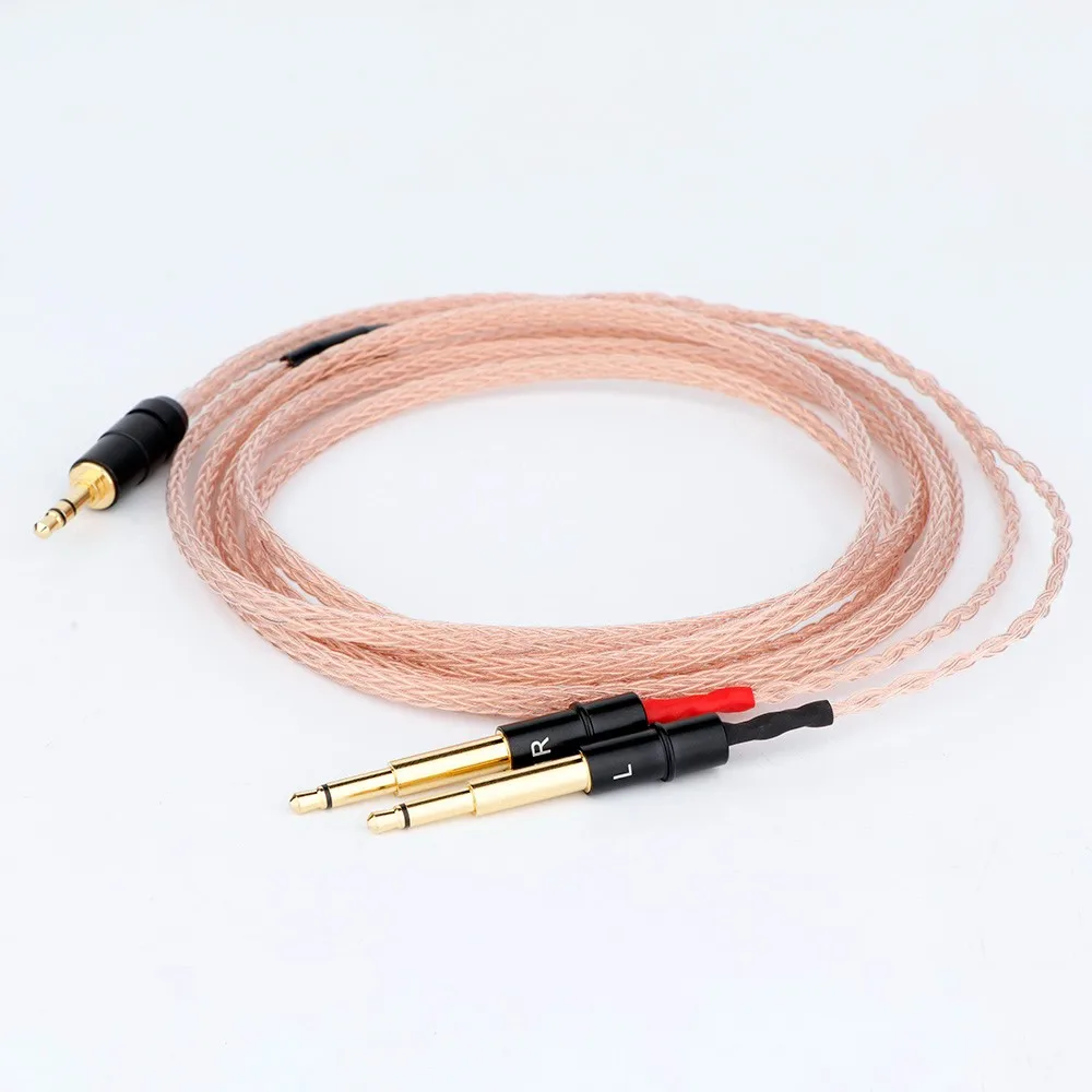 16 Coer 6N Single Crystal Copper Headphone Cable Upgrade Balanced XLR 2.5/4.4mm for Meze 99 Classic/99 Noir/99 Neo/109 Pro/Liric