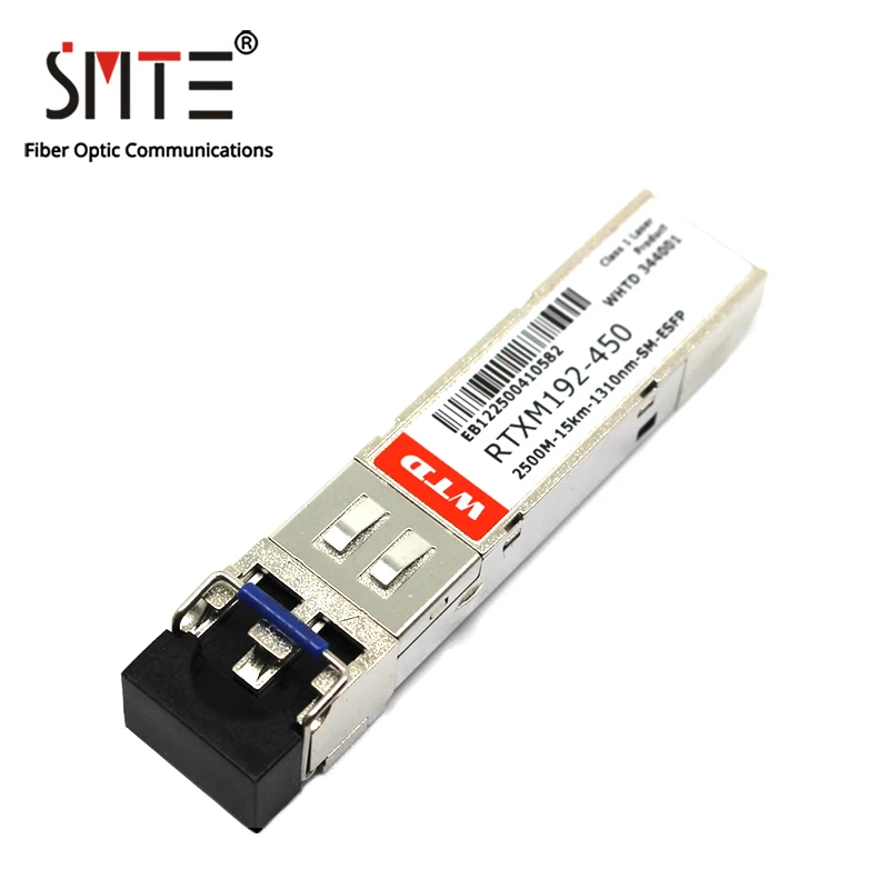 

WTD RTXM192-450 2.488G-1310nm-15KM-SM-ESFP Single-mode SFP Optical Fiber Transceiver