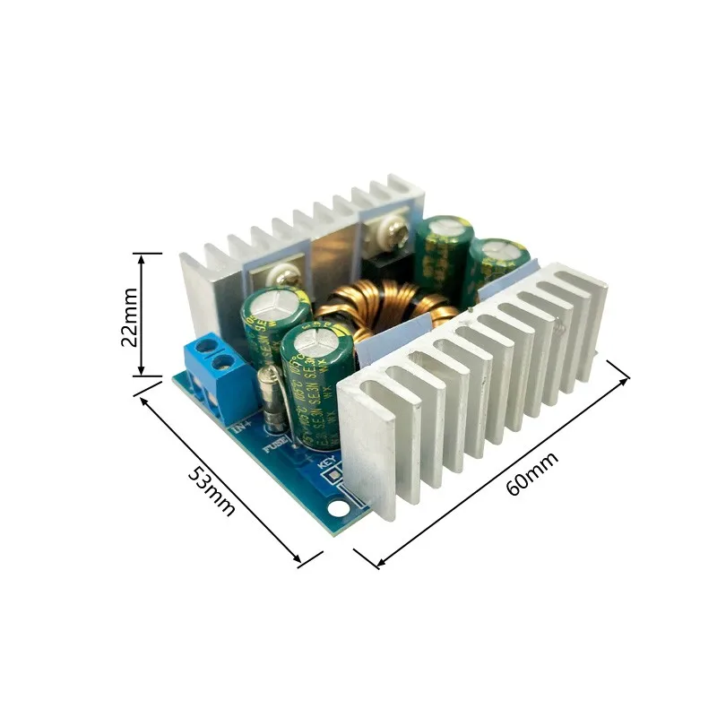 100W DC-DC Boost Buck Converter CC CV 5-30V To 1.25-30V 8A 5V 12V 15V 19V 24V adjust Voltage Regulator Step up down POWER Modul