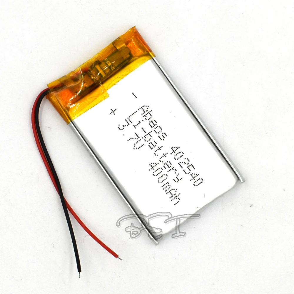 3.7v 400mah recarregável li-polímero 402540 li-ion bateria de pilha de lítio para mp3 mp4 jogo jogador mouse psp lampe alto-falante brinquedos