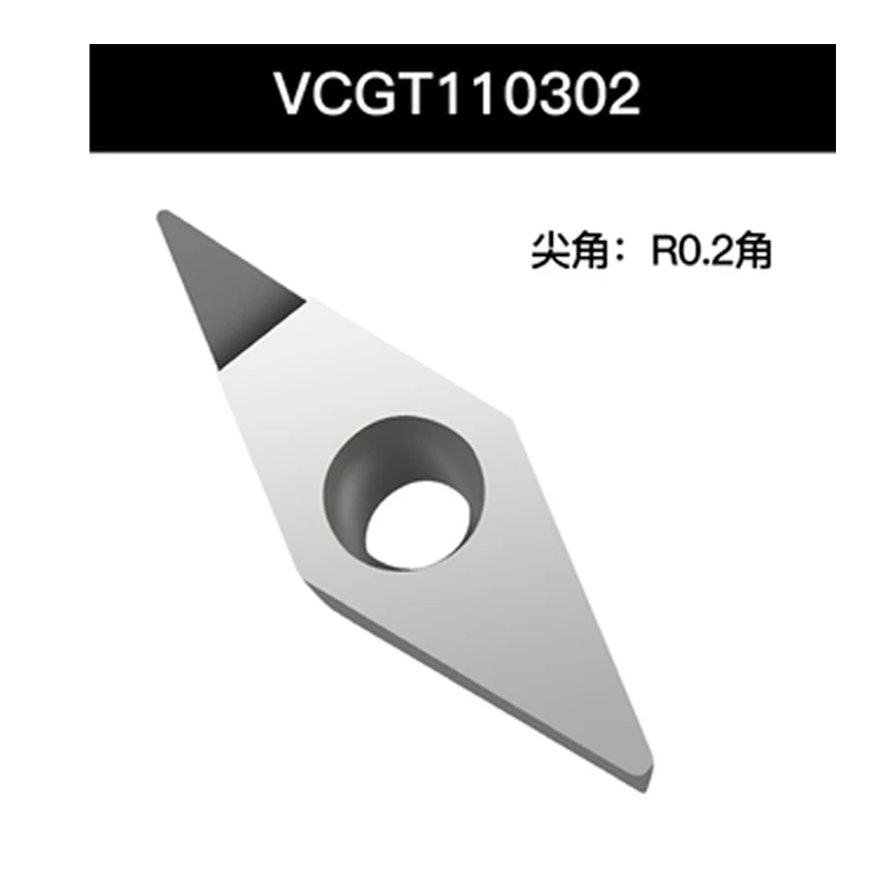 1pc VBGT VCGT PCD Diamond insert VBGT110302 VBGT110304 VBGT110308 VBGT160402 VBGT160404 VCGT110302 VCMT160402 turning tool