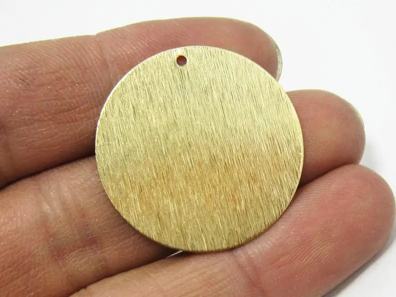 Textured Round Earring Charms, Brass Round Charm, Necklace Pendant, 10mm 12mm 18mm 20mm 30mm 40mm, Jewelry Making R2579