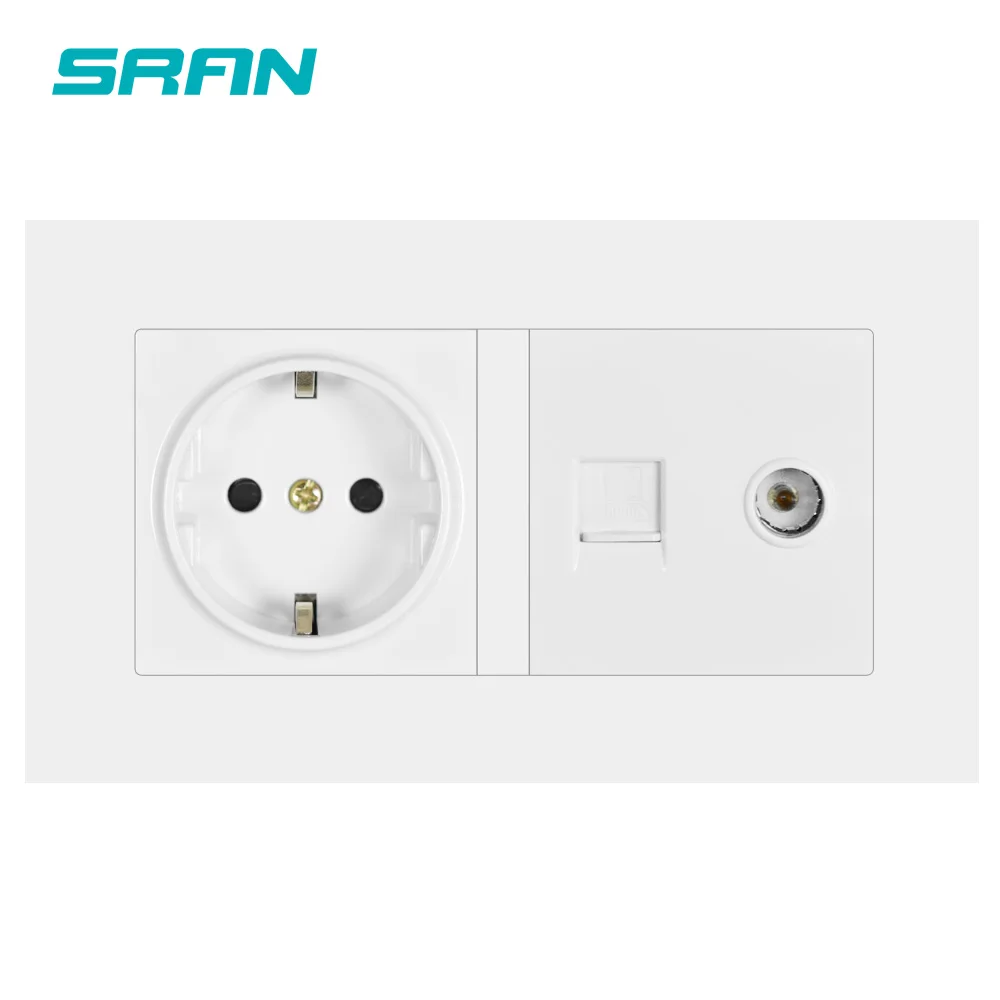 Why the SRAN EU Wall Power Socket with TV and Internet Socket is the Best VDSL Socket for Your Home