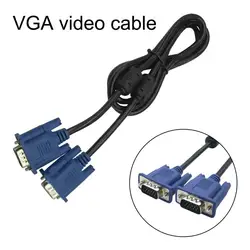 1.5m kabel VGA praktyczna szeroka aplikacja wtyczka typu Plug Play Monitor komputerowy VGA z męskiego na męskie przewód łączący do telewizora