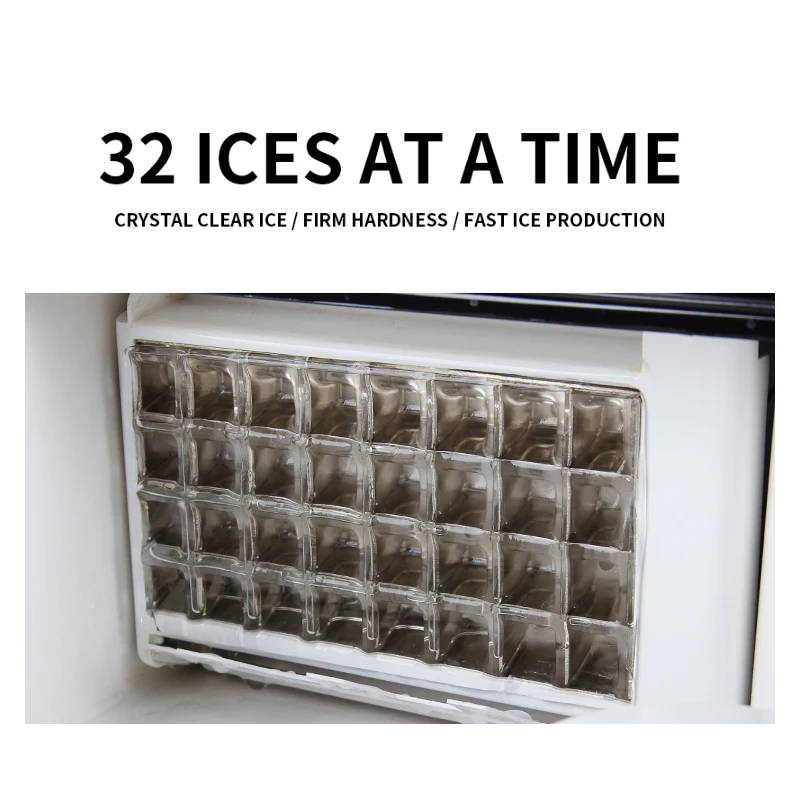 40 كجم/24 ساعة التجارية التلقائي آيس كيوب صانع المحمولة المنزلية الكهربائية آلة صنع الثلج مع وظيفة الثلج الرملية 220 فولت الساخن