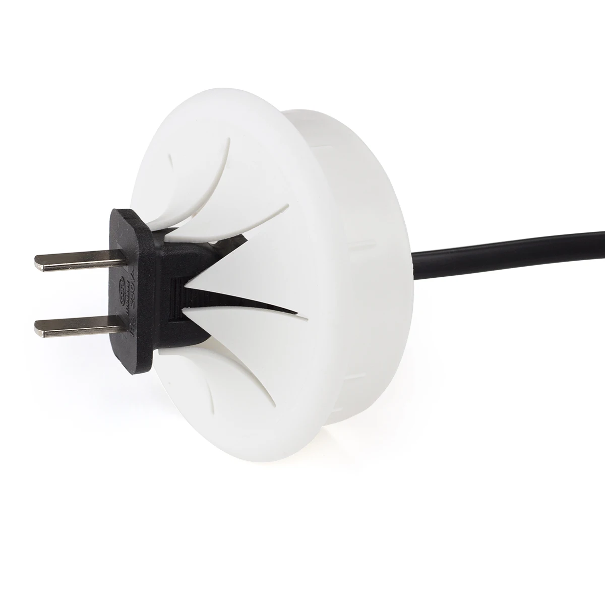 Cabo flexível Grommet, Junta De Borracha, Móveis De Mesa, Furo Tampa, Wire Pass Organizador, Preto, Branco, 2\