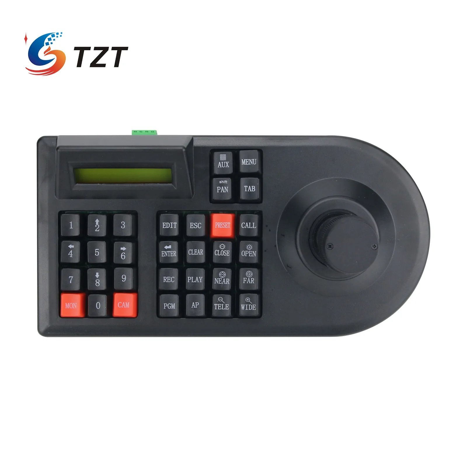 TZT 3D 조이스틱 PTZ 키보드 9VDC, CCTV 카메라 Dom RS485 제어 PTS3103C