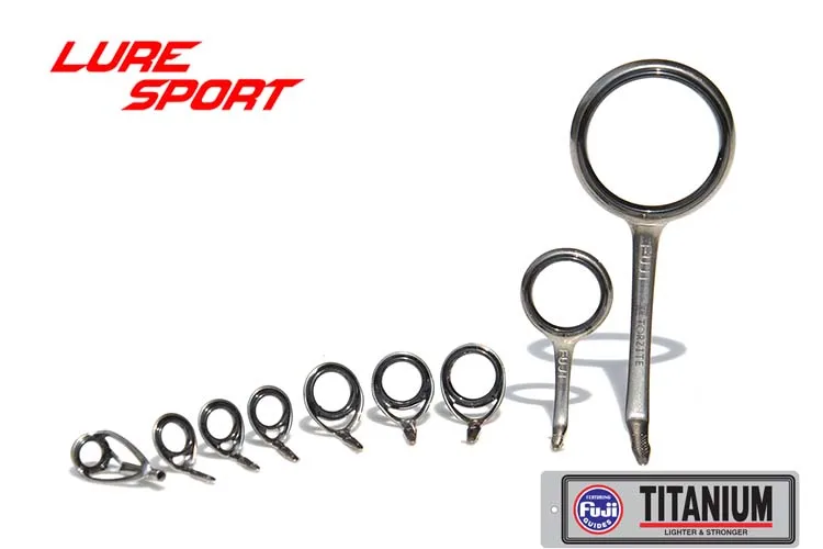JAPAN FUJI 6-teiliges 9-teiliges Set T-ATTG16 20TKTTG Guide TKGTT Top Guide Spinnruten-Bauteile Reparatur DIY Zubehör – Detail 1