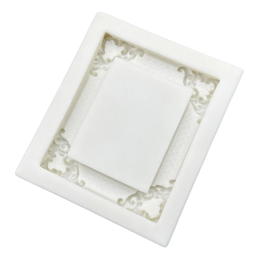 Photo Frame Silicone Mold Sugarcraft Chocolate Cupcake Baking Mold Fondant Cake Decorating Tools