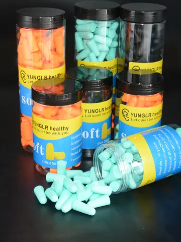 Ear Plugs Earplugs Noise Reduction Ear Plug Foam Oordopjes Slapen Sleep Anti Noise Reduction Music Cancelling Insulation Earplug