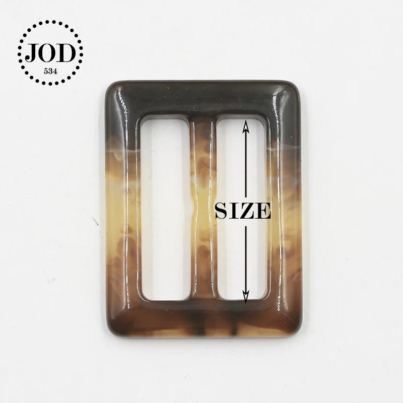 25/30/35/45/50mm fibbia per vestiti sciarpa regolare fibbia t-shirt accessori per abbigliamento nodo Tri-glides cinturino formato filo JODb
