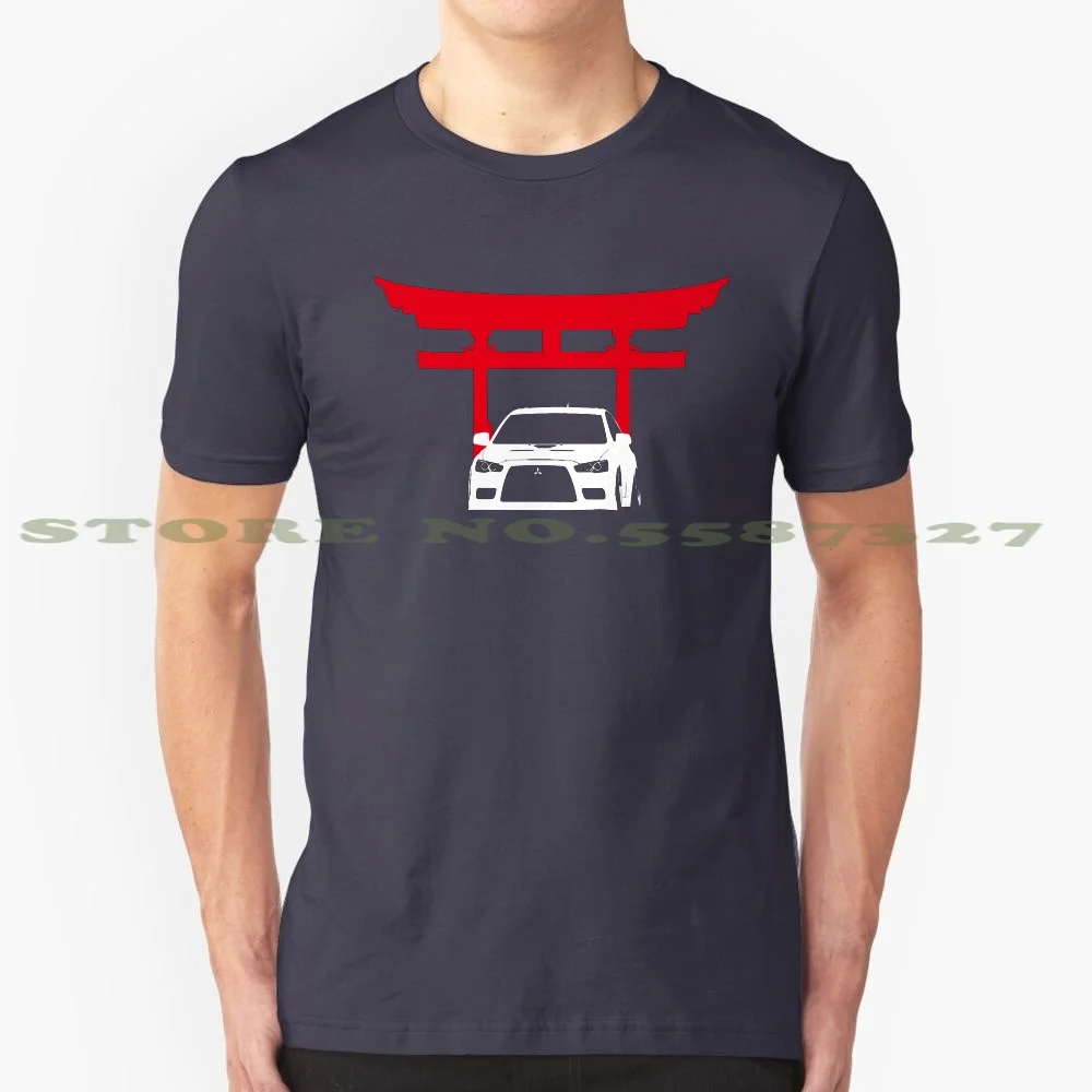 Evolution 100% Cotton T-Shirt Turbo Vape Simple Design Japan Jdm Imports Speed Tuner Race Automobile Vehicle Sportscar Driver