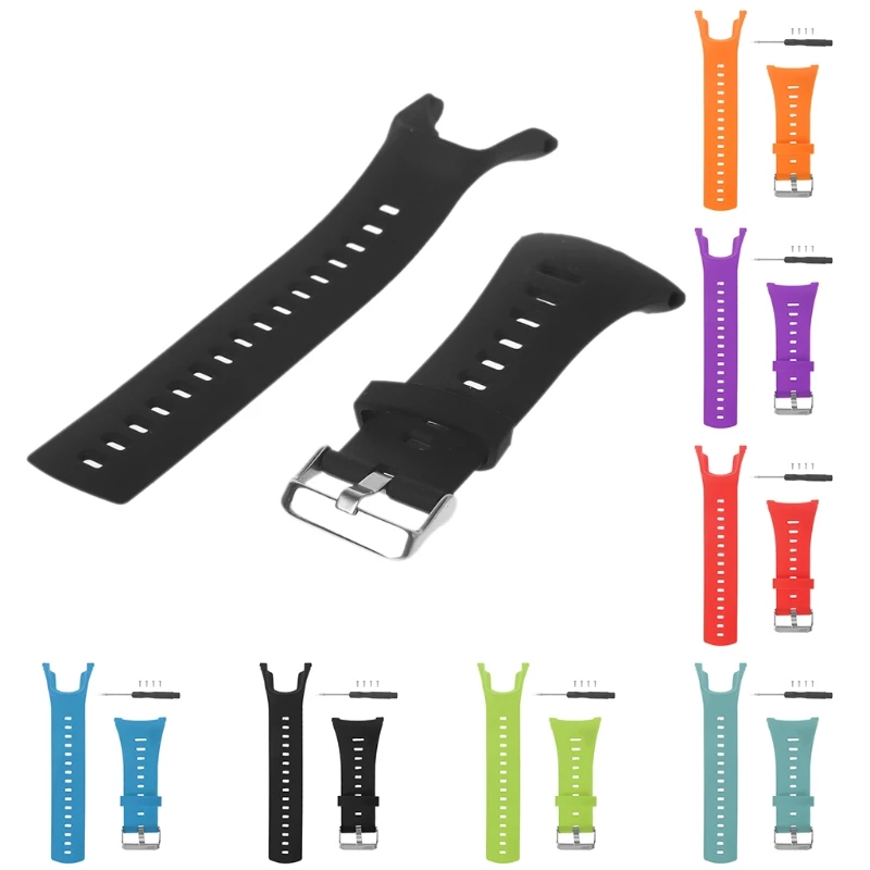 Replacement Silicone Sport WristBand Smart Strap For Suunto Ambit Series 1/2/3 F3MD