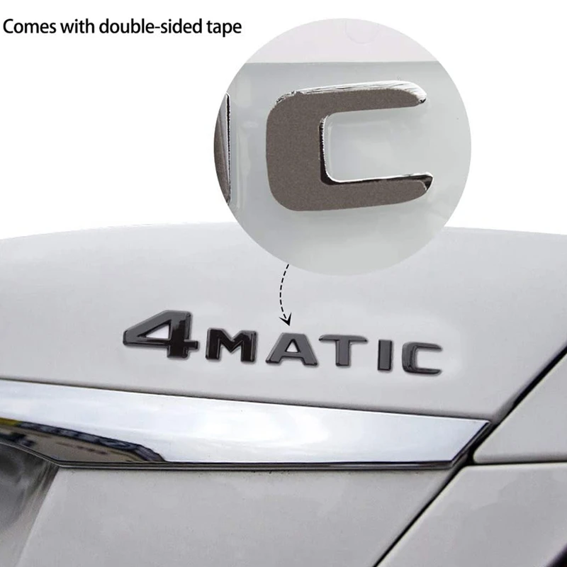 4MATIC Tự Động Thân Cây Cửa Fender Ốp Lưng Huy Hiệu Decal Quốc Huy Băng Keo Dán Thay Thế Cho Xe Mercedes-Benz