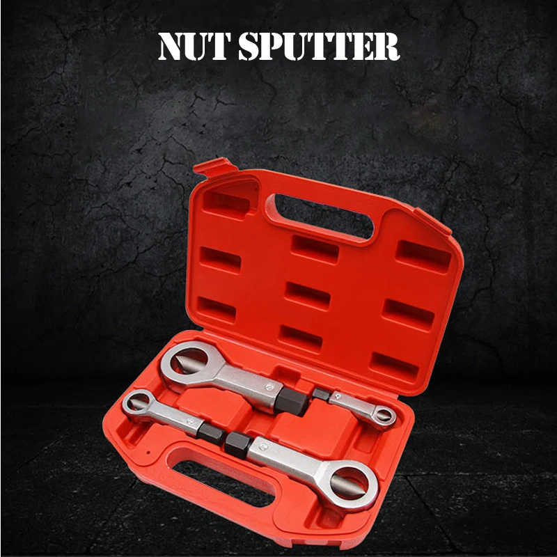 4Pcs/set 9-27mm Rusty Nut Breaker Damaged Bolt Nut Wrench Breaker Nut Separation Tool Bolt Driver Nut Removal Accessory