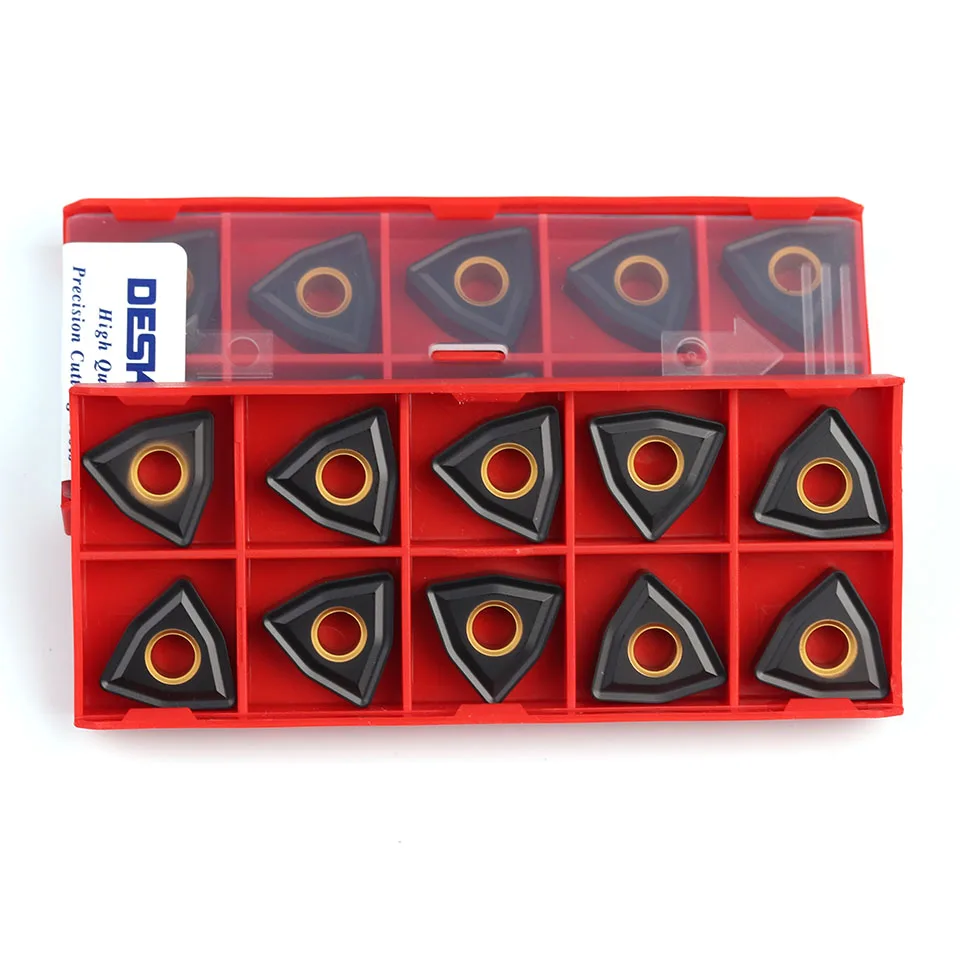Imagem -04 - Deskar Wnmg080404 Wnmg080408 Wnmg080412 Lf3018 100 Original Genuíno Ferro Fundido Especial Torno Cnc Ferramenta de Torneamento Carboneto Lâmina