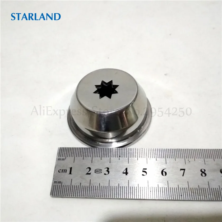 4PCs Churros Machine Nozzles Stainless Steel Lids Churros Maker Adapter Mold For Churros Machine(2L 3L 5L 7L 10L 12L)