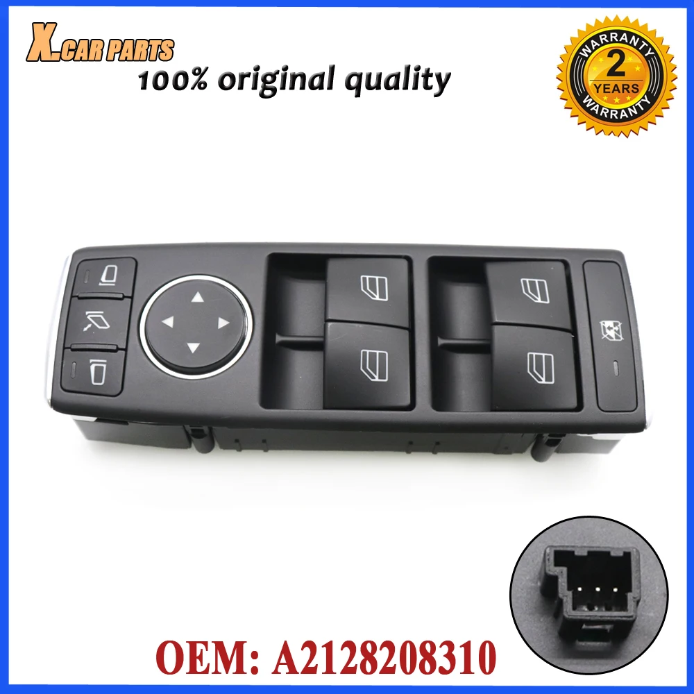 Car Electric Power Window Master Switch Front Left Driver Side A2128208310 For Mercedes C-CLASS W204 E-CLASS W212 W207 C207