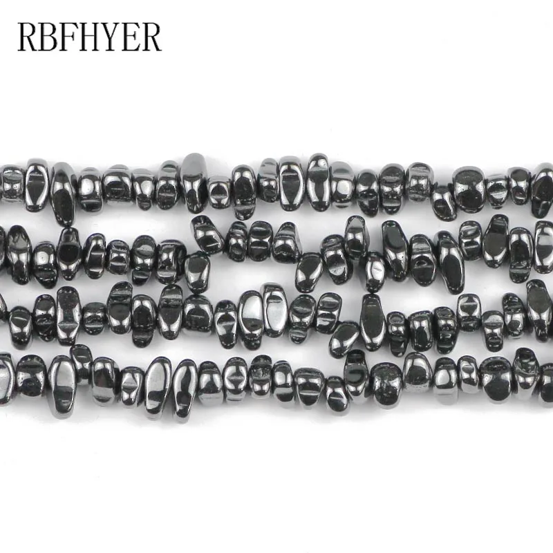 Natural Hematite Stone Irregular Gravel beads Charm Chips beads 4-10MM Wholesale For Jewelry Bracelet Necklace Making DIY