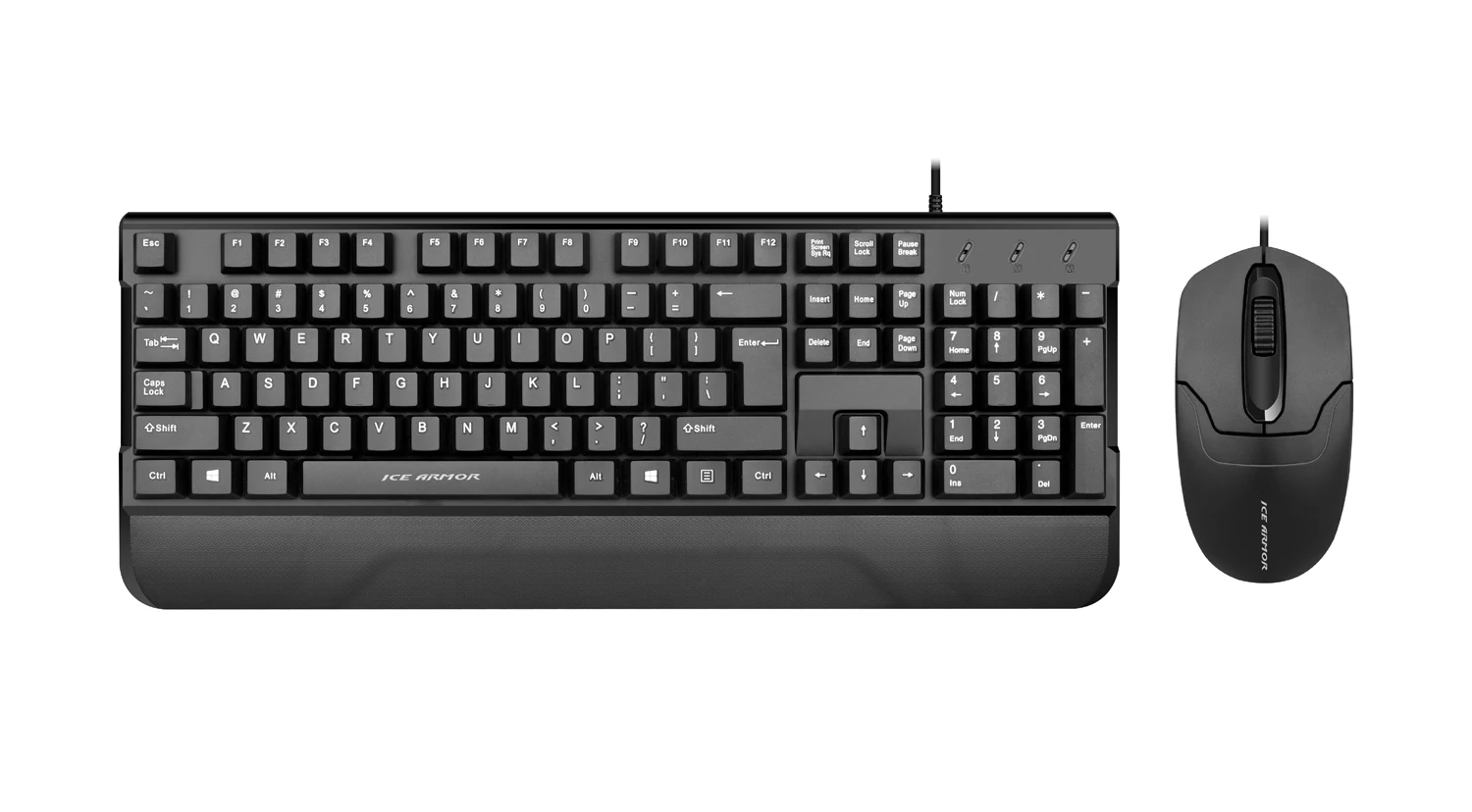

Wired Keyboard and Mouse Kit for Home Office Computer Accessories Keyboard Mouse kit with Wrist Bracket for Laptops PC 104key